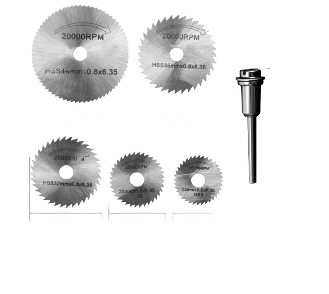 Набор дисков по дереву/пластику для гравера Dremel 5 шт. (1021F) - фото 5 Набор дисков по дереву/пластику для гравера Dremel 5 шт. (1021F) - фото 5