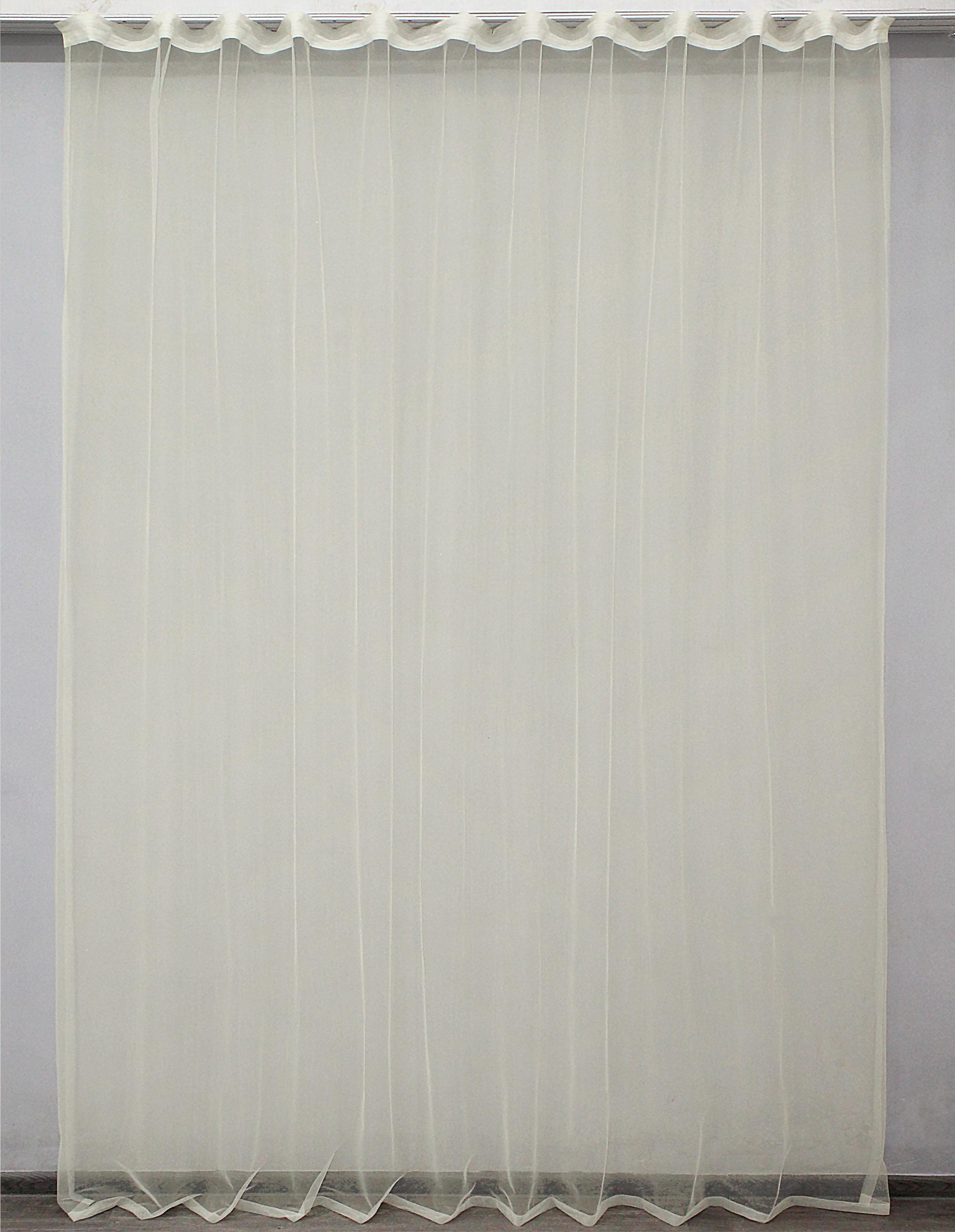 Тюль VR-Textil 1238т Микро-сетка 300х270 см Молочный (40-072)