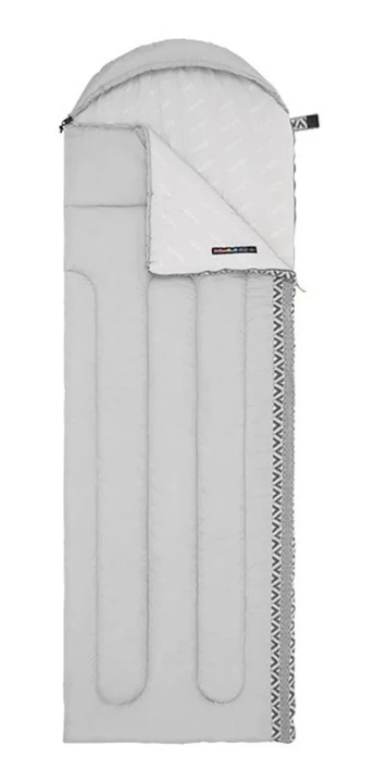Спальный мешок с капюшоном Naturehike L250 NH21MSD07 9°C правый Серый (atlantmarket_59449)