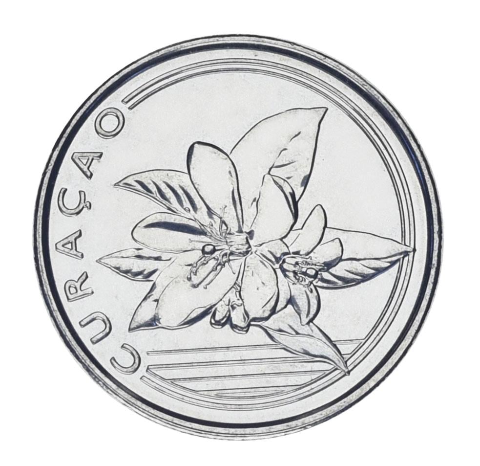 Колекційна монета Кюрасао 1 цент 2025 UNC Флора Квітка (М23396)
