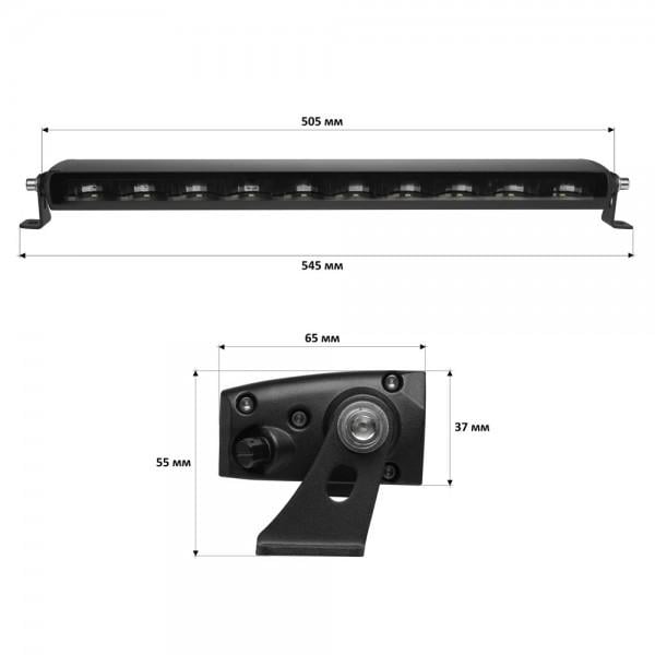 Фара-люстра світлодіодна StarLight 100 W 10-30 V IP68 - фото 2