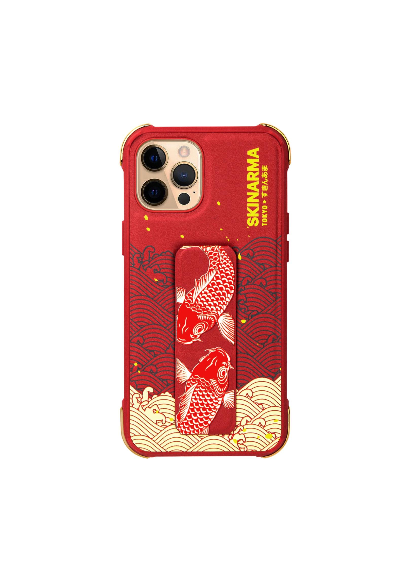 Чехол для iPhone12 Skinarma Nami Красный