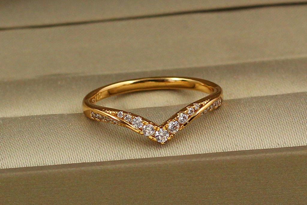 Кольцо Xuping Jewelry галочка р. 20 Золотистый (27850428)