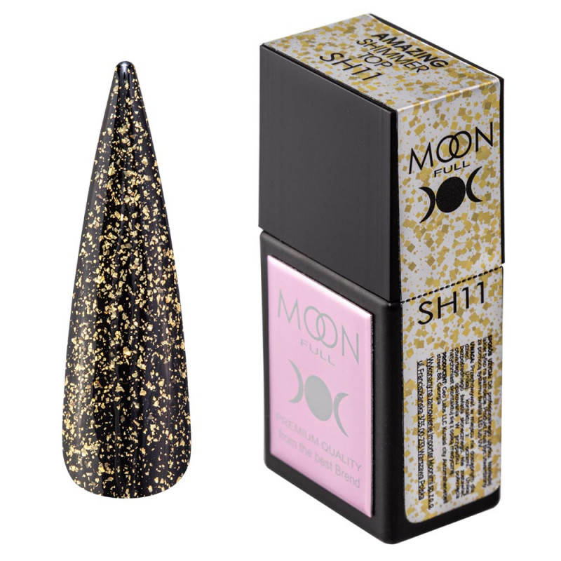 Топ для гель-лаку Moon Full AMAZING Shimmer Top №SH11 12 мл