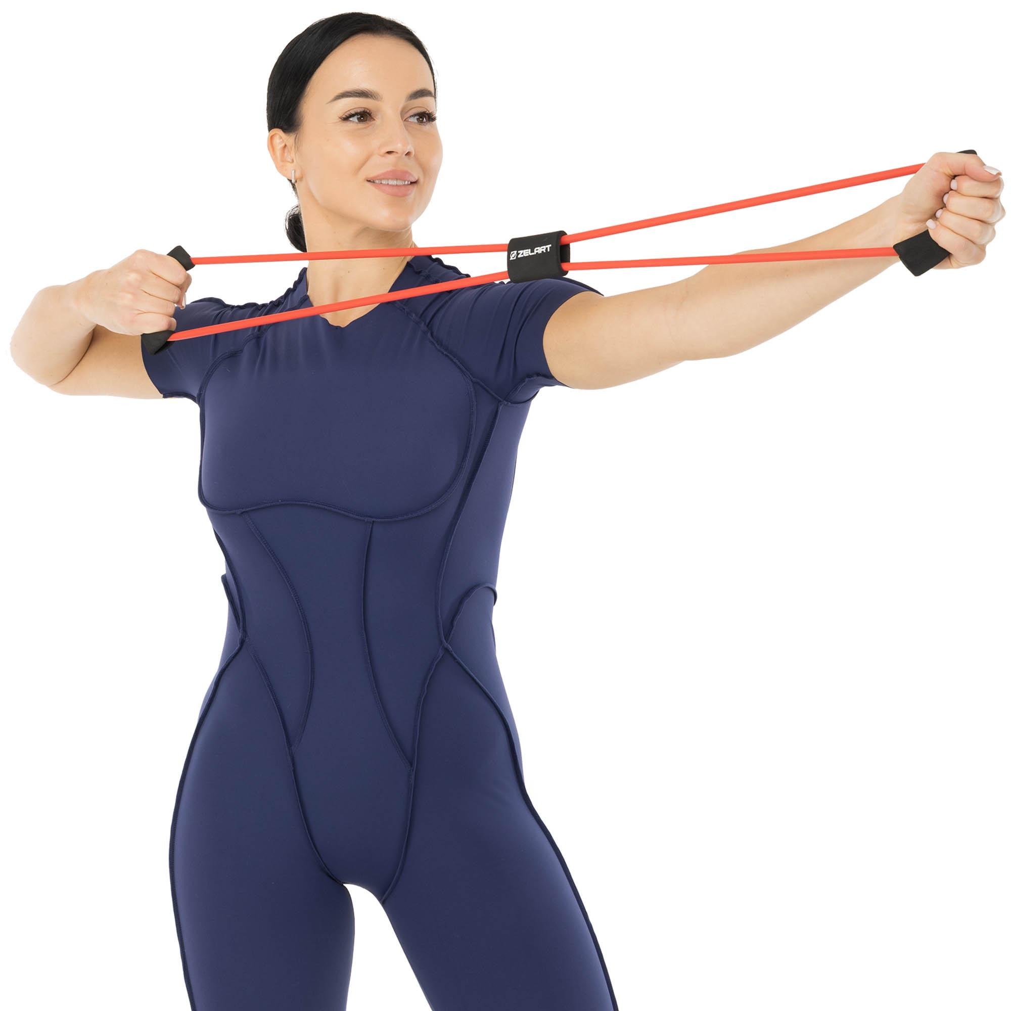 Набор эспандеров трубчатых Zelart FI-5356 TPR джгут d 11x7 мм 100 см/d 11x7 мм 60 см 2 шт. (FI-5356) - фото 11 Набор эспандеров трубчатых Zelart FI-5356 TPR джгут d 11x7 мм 100 см/d 11x7 мм 60 см 2 шт. (FI-5356) - фото 11