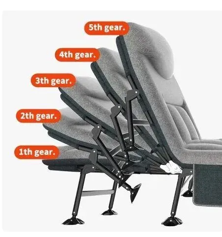 Розкладачка з регулюванням Bass Polska BH 31005 з матрацом 200х64х30 см Сірий - фото 5 Розкладачка з регулюванням Bass Polska BH 31005 з матрацом 200х64х30 см Сірий - фото 5
