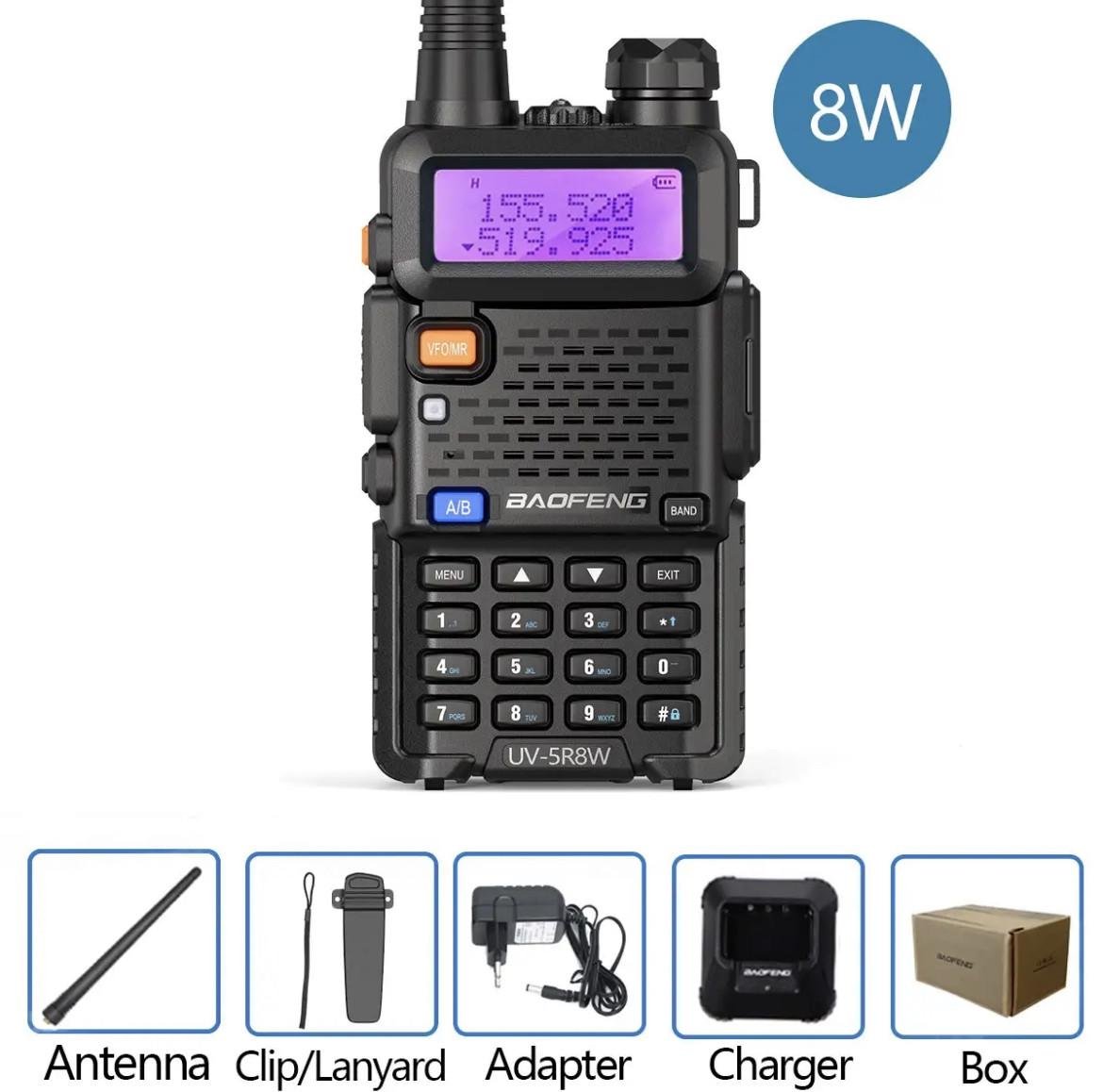 Рація BaofengUV-5R 8W Black (2501252789881) - фото 5 Рація BaofengUV-5R 8W Black (2501252789881) - фото 5