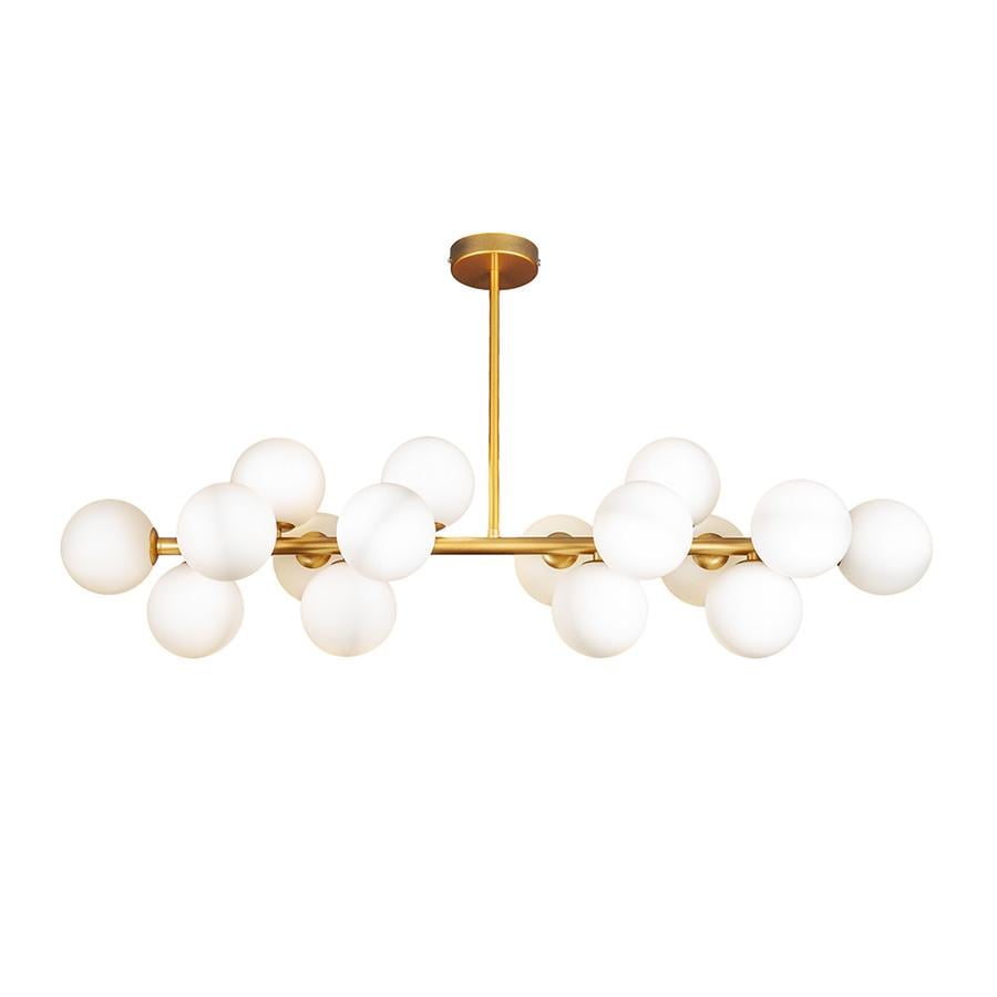 Люстра стельова молекула 7841020-16 DDG/WH Золотий/Білий - фото 2 Люстра стельова молекула 7841020-16 DDG/WH Золотий/Білий - фото 2