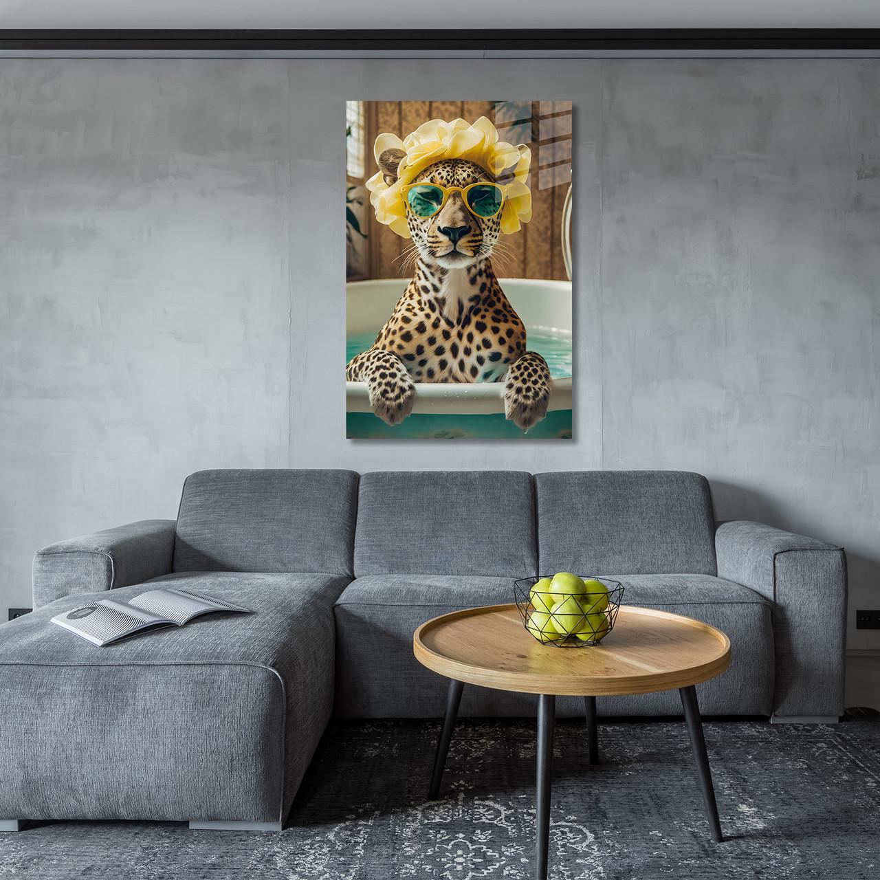 Картина на стекле NovellaPrint Стильный леопард 50х75 см (452.2) - фото 5