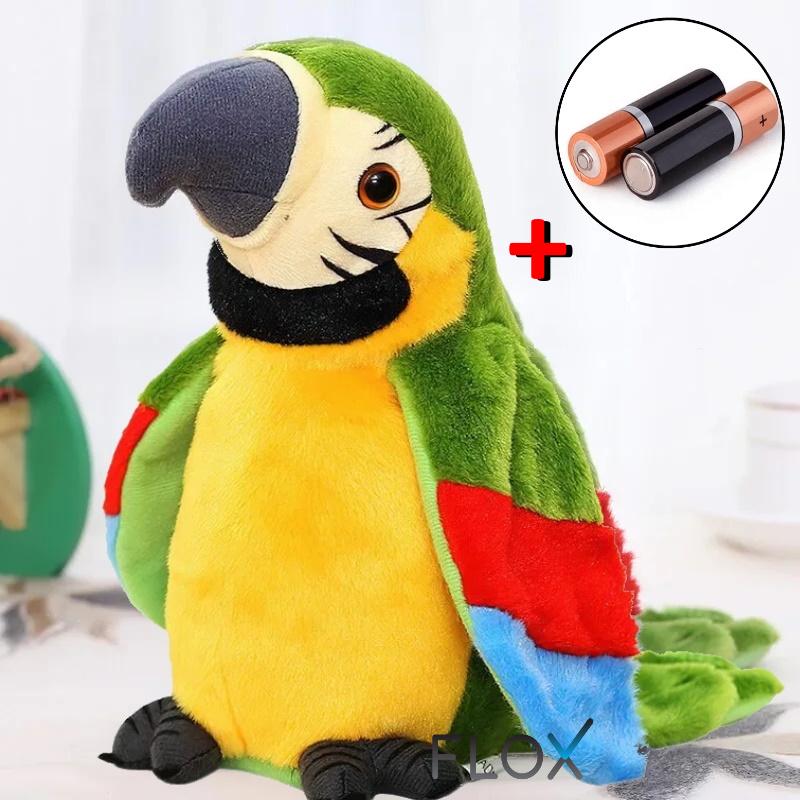 Інтерактивна іграшка Папуга повторюшка махає крилами Зелений - фото 2