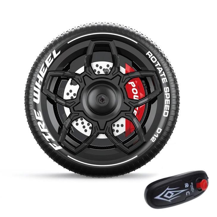 Радиоуправляемая игрушка RC Stunt Fire Wheel Колесо с пультом/подсветкой на батарейках (28443477)