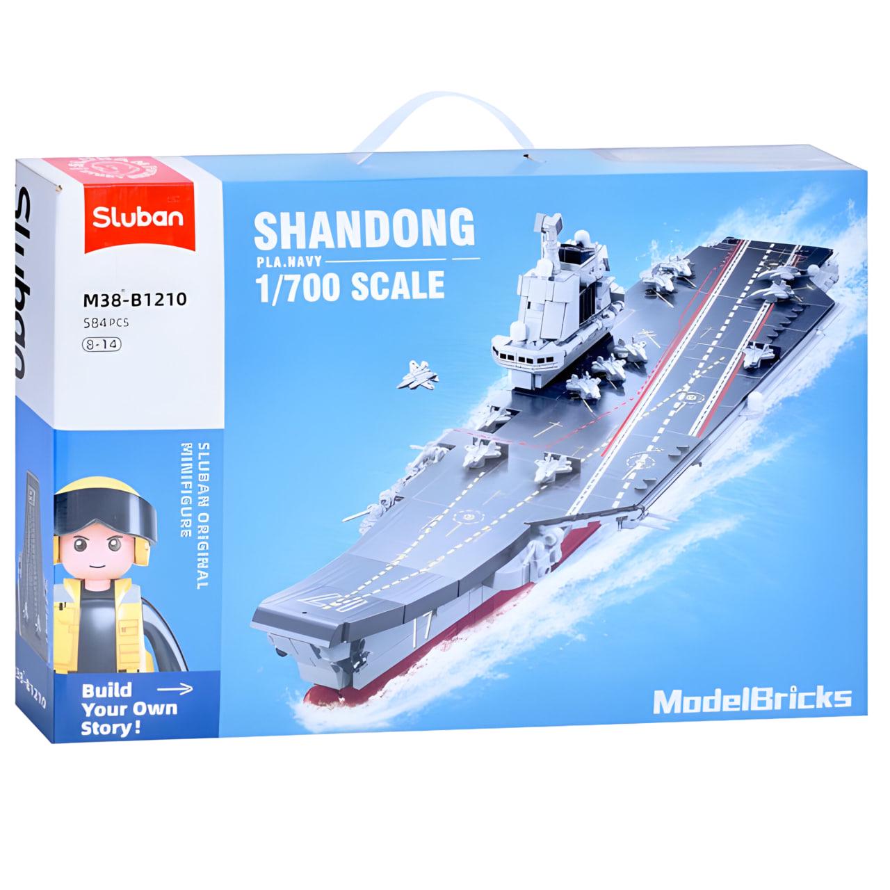 Конструктор Sluban Военный авианосец 584 дет. (M38-B1210) - фото 4 Конструктор Sluban Военный авианосец 584 дет. (M38-B1210) - фото 4