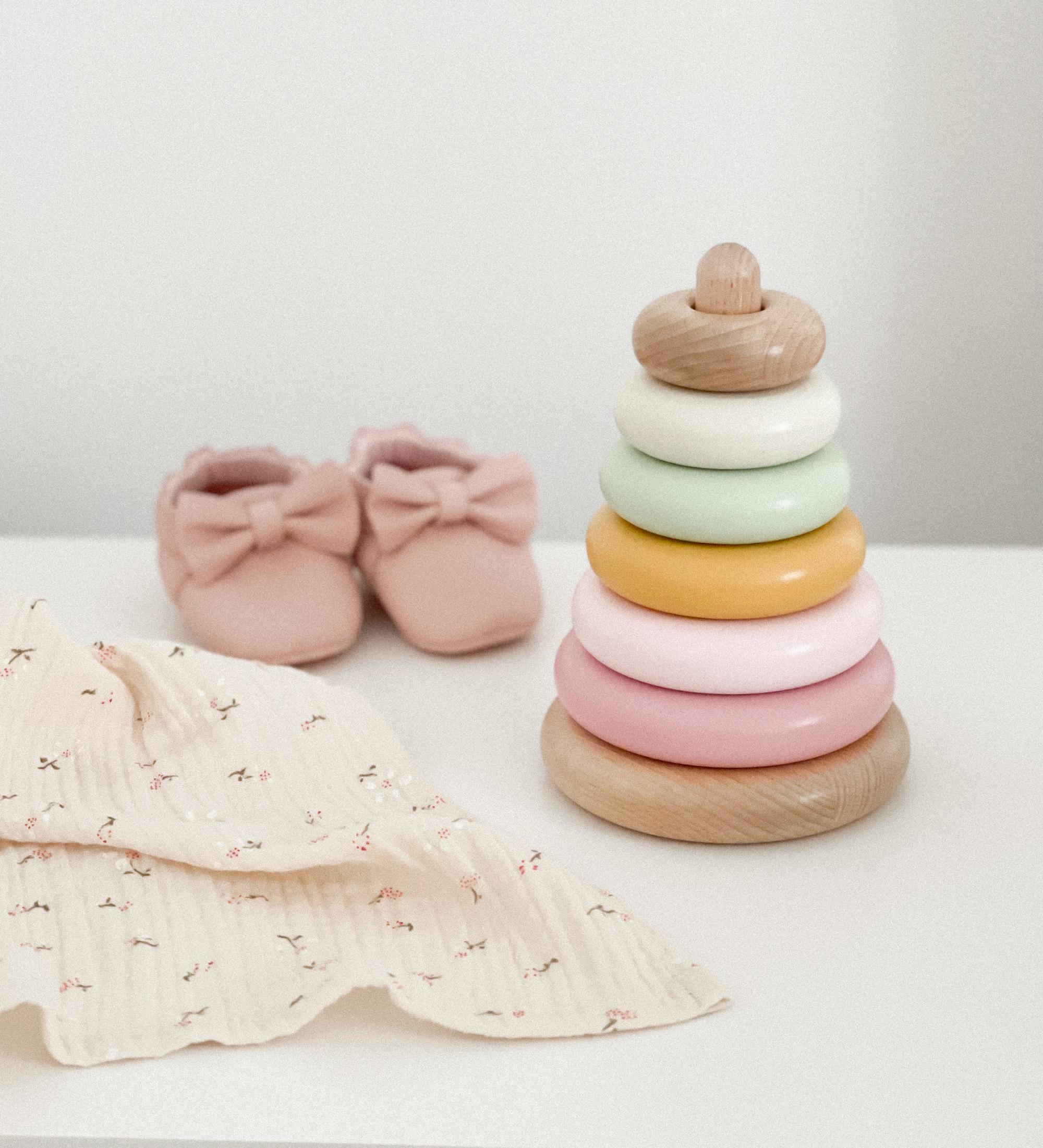 Дерев'яна піраміда Just Kids Fancy pink (10069) - фото 7 Дерев'яна піраміда Just Kids Fancy pink (10069) - фото 7