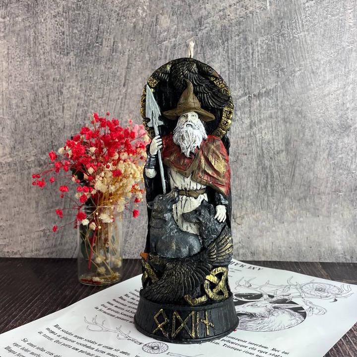 Свеча восковая магическая Бог Войны Один (1362)