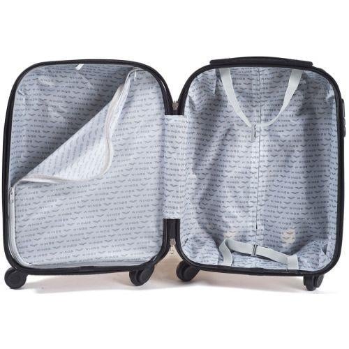 Чемодан пластиковый WIngs 310 средний Синий - фото 2 Чемодан пластиковый WIngs 310 средний Синий - фото 2