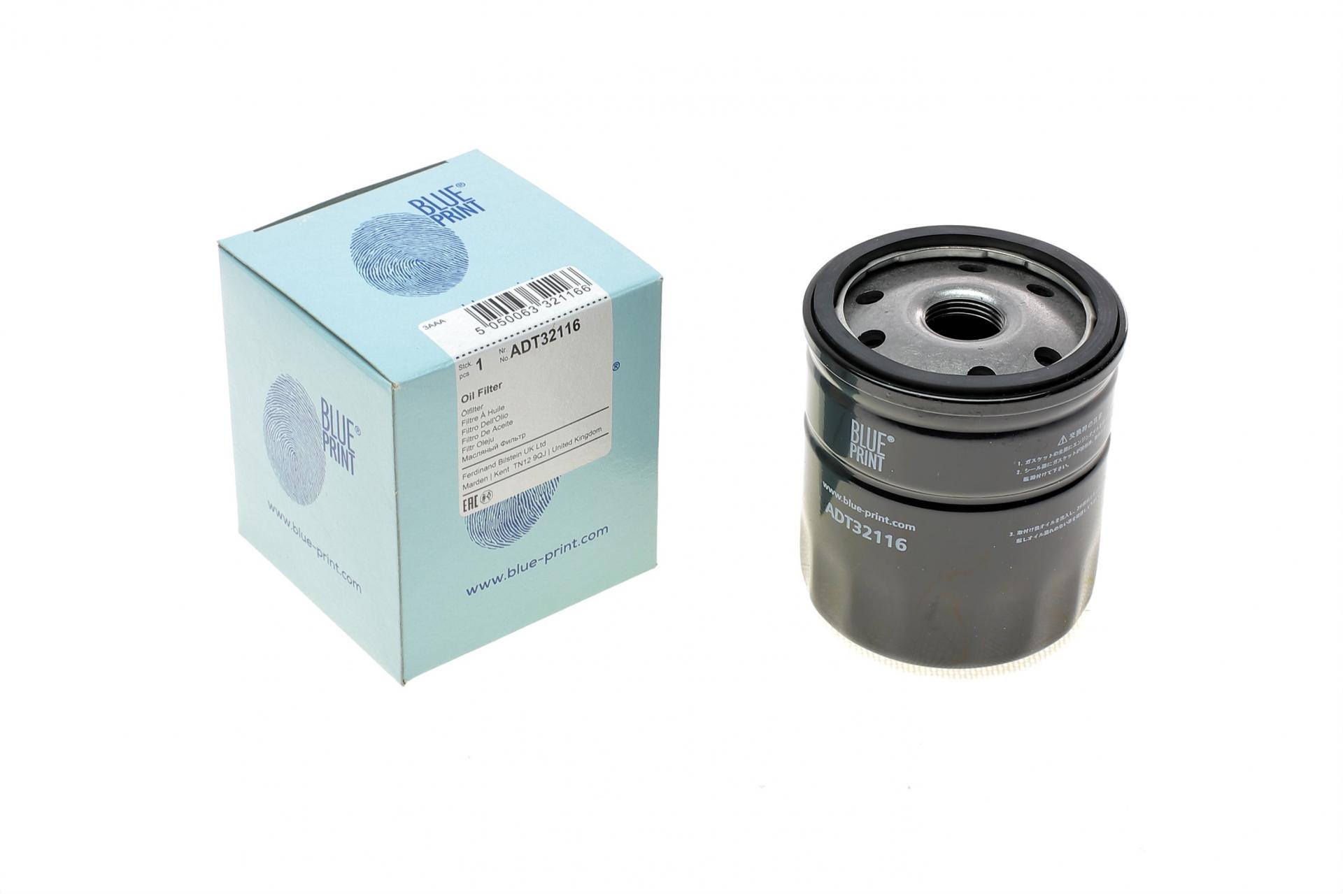 Фільтр масляний BLUE PRINT для Citroen Berlingo/Peugeot Partner/Fiat Scudo 1,8/1,9D/1,4i/1,8i 96-99 (ADT32116)