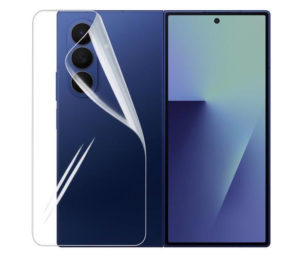 Протиударна гідрогелева плівка Hydrogel Film для Samsung Galaxy Fold7 на задню панель Transparent