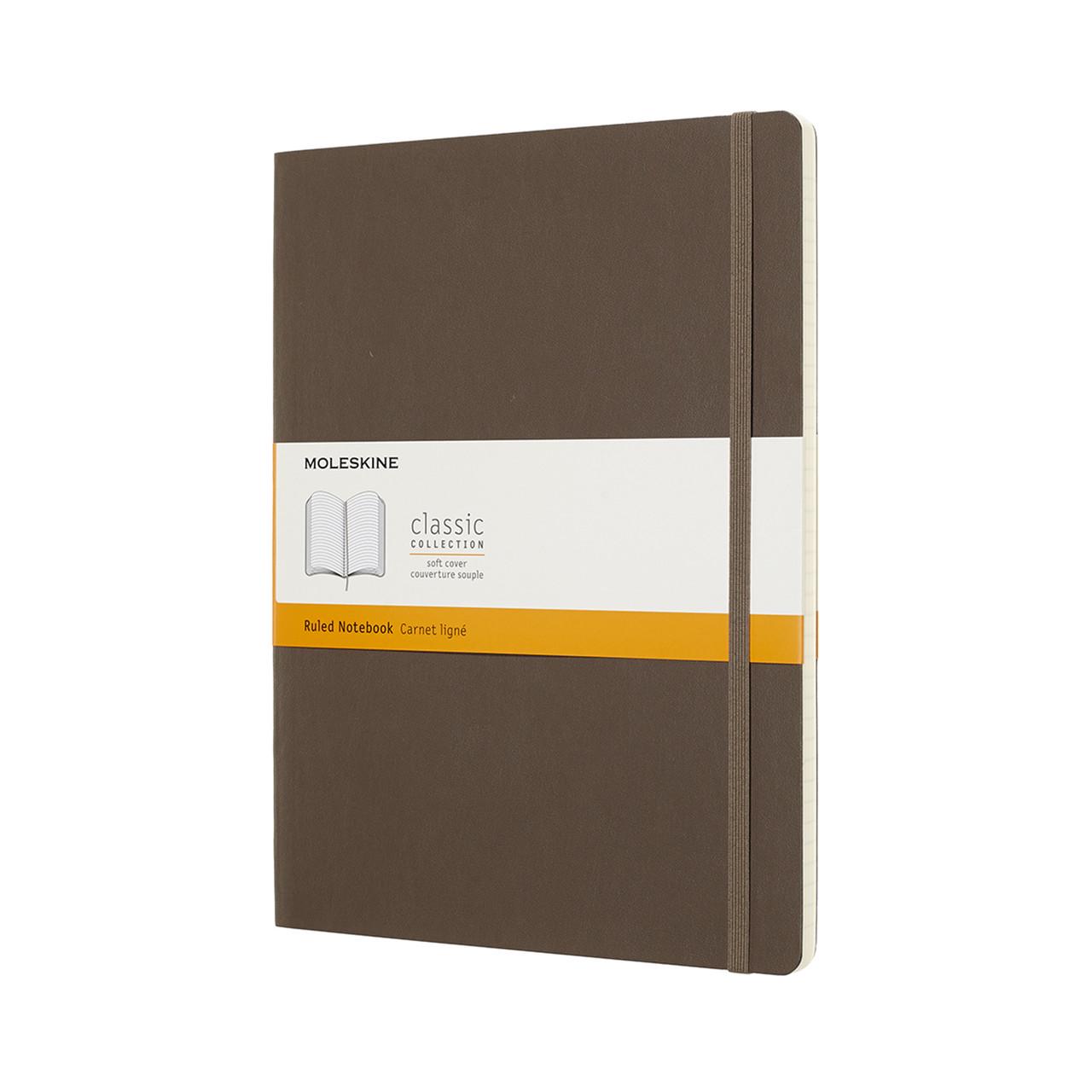 Блокнот Moleskine Classic большой 19х25 см 192 страницы в линейку коричневый (8058341716090)