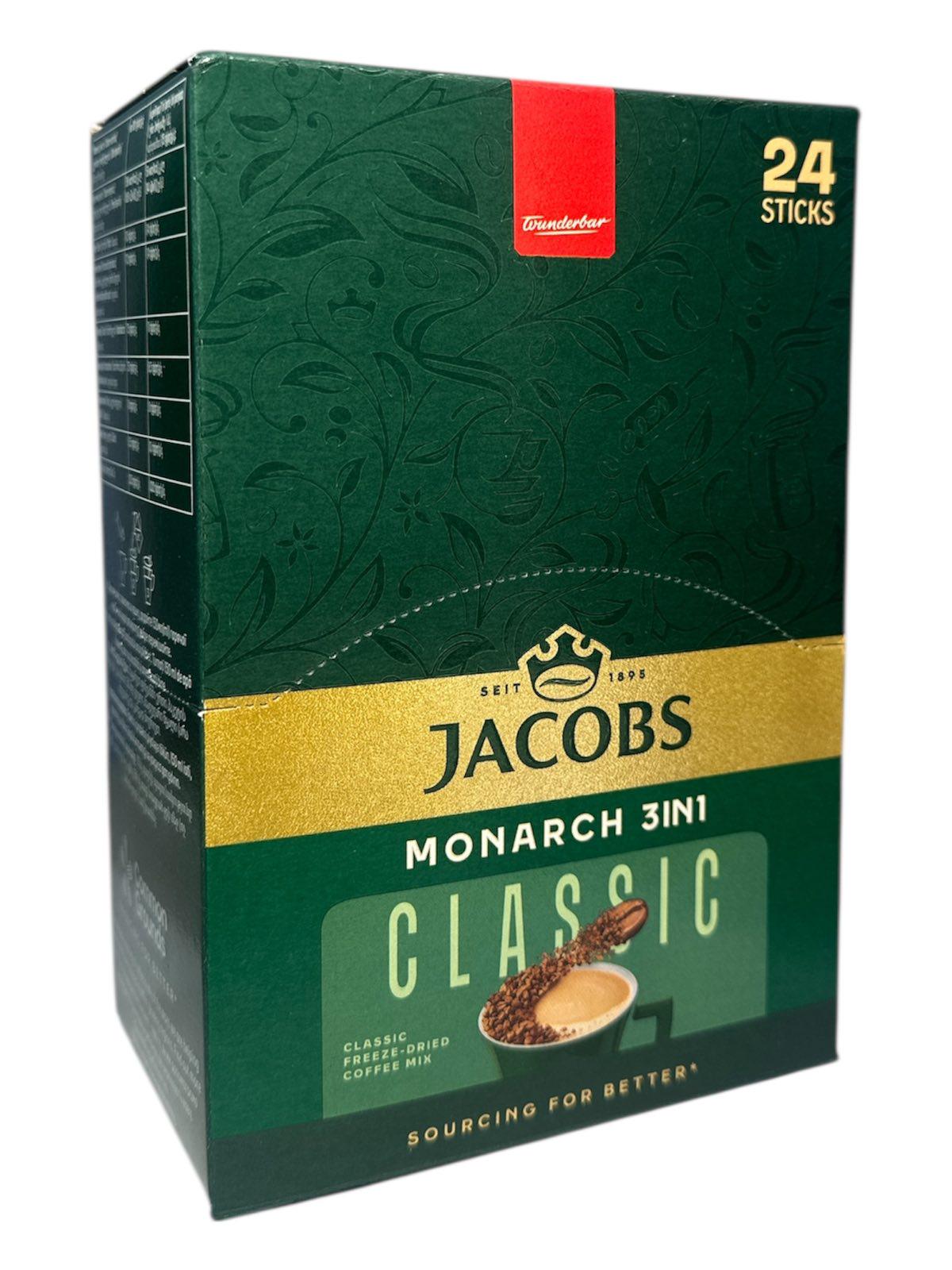 Кофе Jacobs Monarch Classic 3в1 24 стика 15 г (53152)