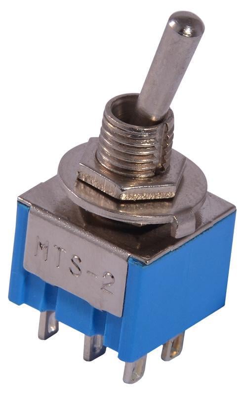 Тумблер АСКО-УКРЕМ MTS-203 на 3 положения ON-OFF-ON (A0140060018)