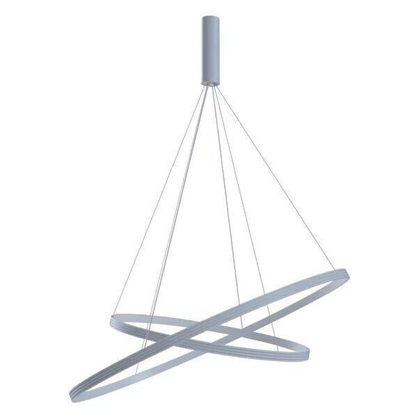 Люстра Kloodi KD-RG DUO 900/1100 3K WH Ring Giza Duo 120 Вт 5550 лм 3000K