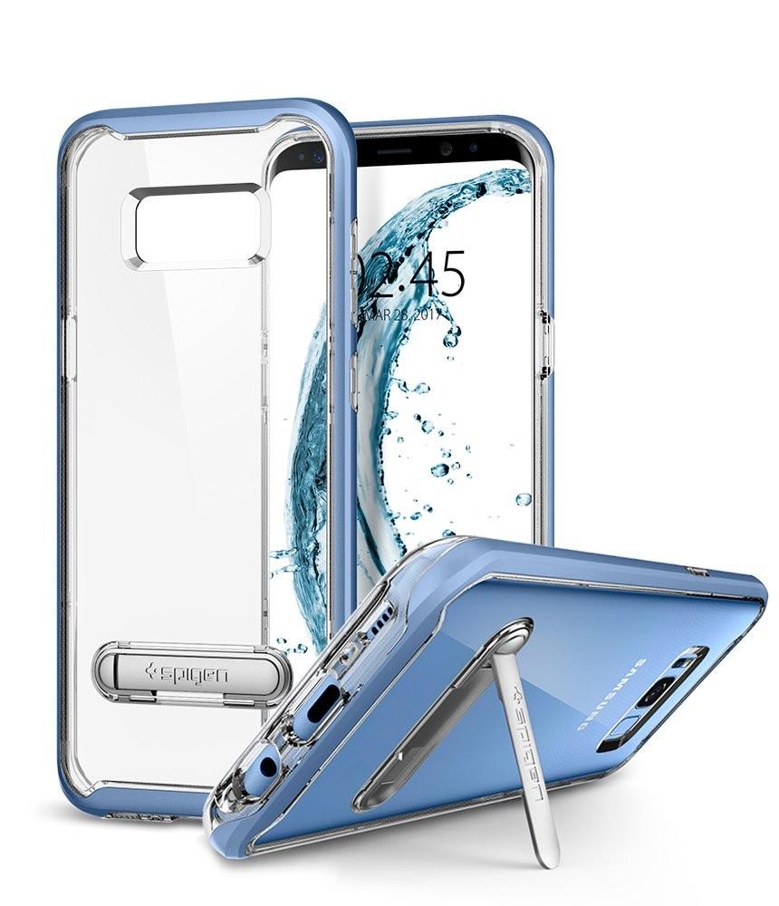 Чехол противоударный с подставкой Spigen Neo Hybrid Crystal для Samsung Galaxy S8 Blue Coral Чехол противоударный с подставкой Spigen Neo Hybrid Crystal для Samsung Galaxy S8 Blue Coral