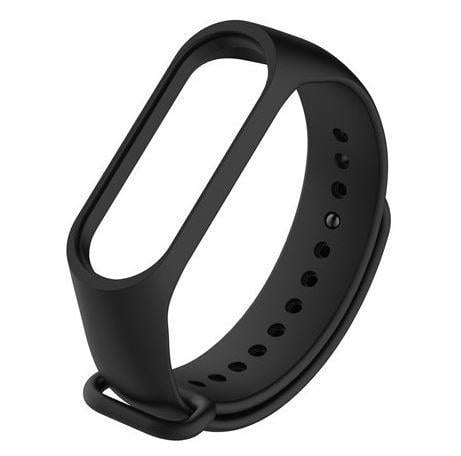 Ремешок для фитнес браслета Xiaomi Mi Band 3/4 Black (000043450)