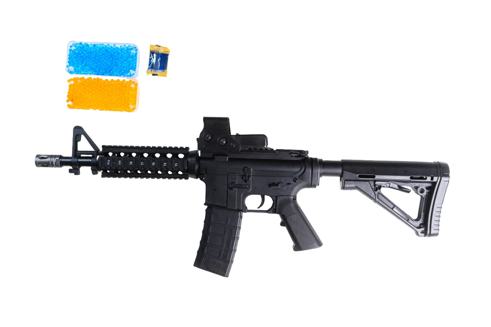 Детское оружие автомат-бластер M4A1 PRO на орбизах (555A)