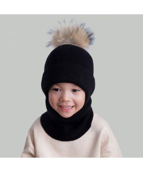 Комплект шапка та шарф дитячий Elf Фрідріх р. 52 Чорний (OK001748)