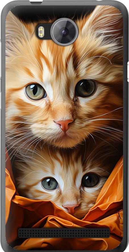 Чехол на Huawei Y3II / Y3 2 Котики 2 (5664t-495-42517)