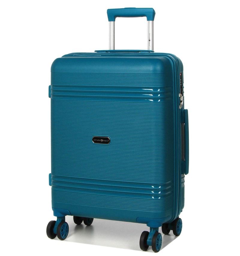 Чемодан Snowball 21204 S полипропилен 57х41х22 см 36 л Синий