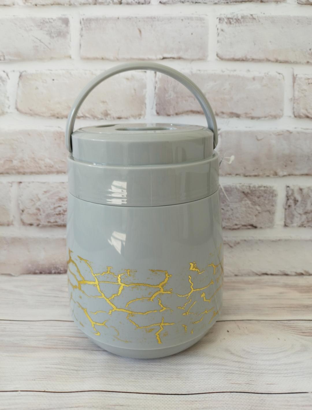 Термос пищевой Stenson MT0781 со стеклянной колбой 1200 мл (18020898)