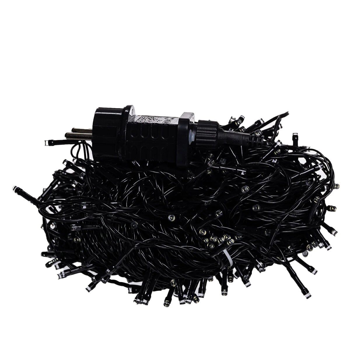Гирлянда светодиодная 500 LED 50 м черный провод/белый (CF500L50MBW)