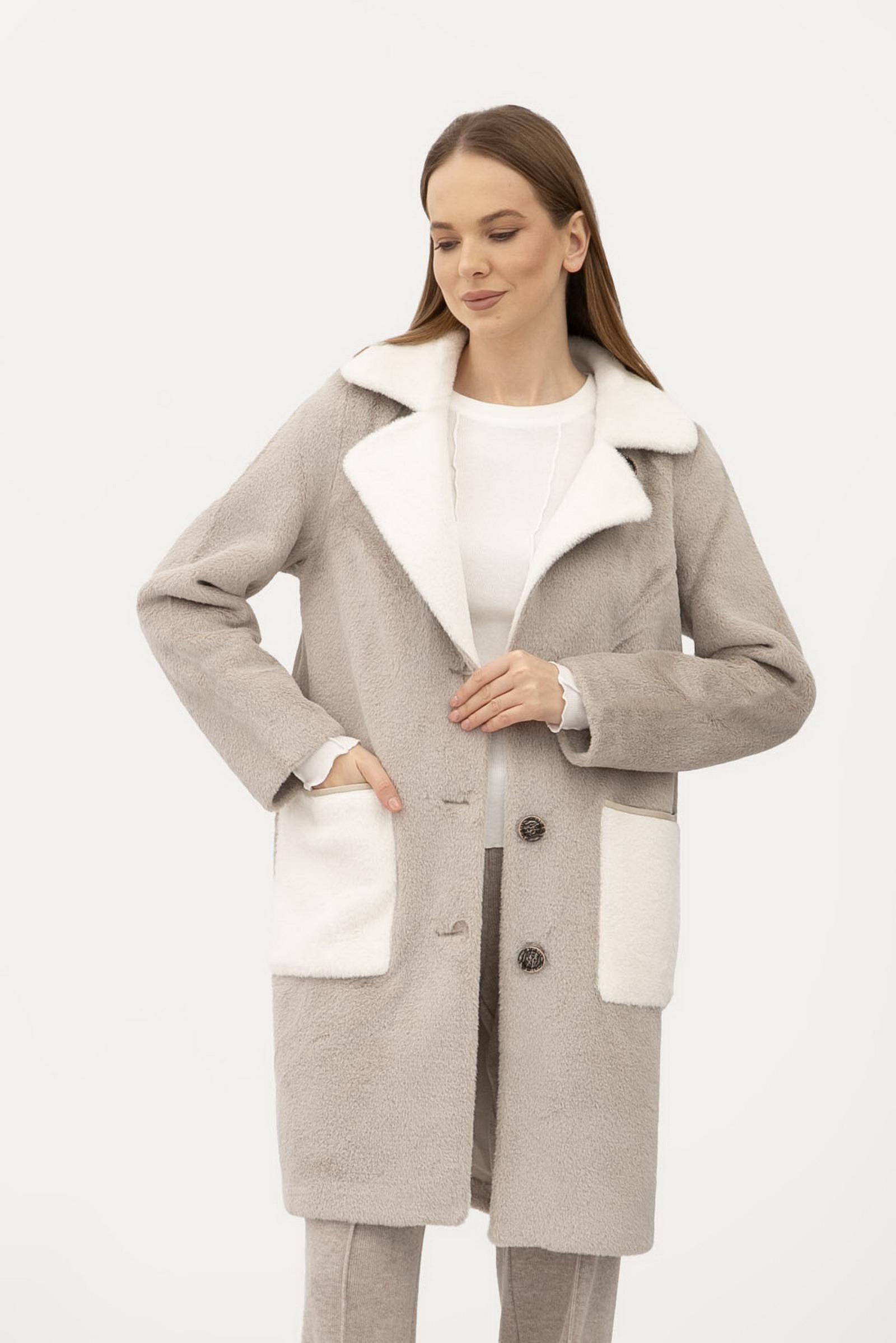 Пальто Lesia 24107302 р. 48 Серый (148230000)