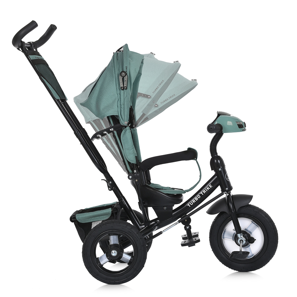 Велосипед триколісний Turbo Trike MT 1006-3 з батьківською ручкою М'ятний - фото 2 Велосипед триколісний Turbo Trike MT 1006-3 з батьківською ручкою М'ятний - фото 2