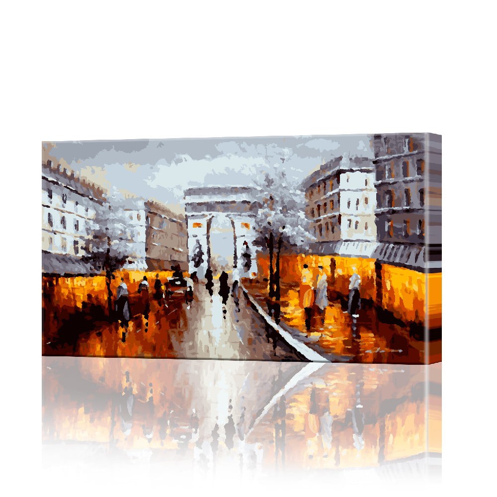 Картина по номерам ArtSale Старый Париж PBN0235 40х70 см