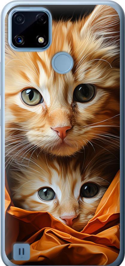 Чехол на Realme C21 Котики 2 (5664u-2321-42517) Чехол на Realme C21 Котики 2 (5664u-2321-42517)