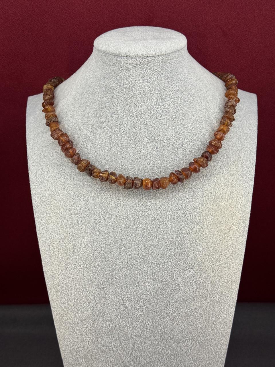 Бусы из янтаря лечебные 48 см (н-729)