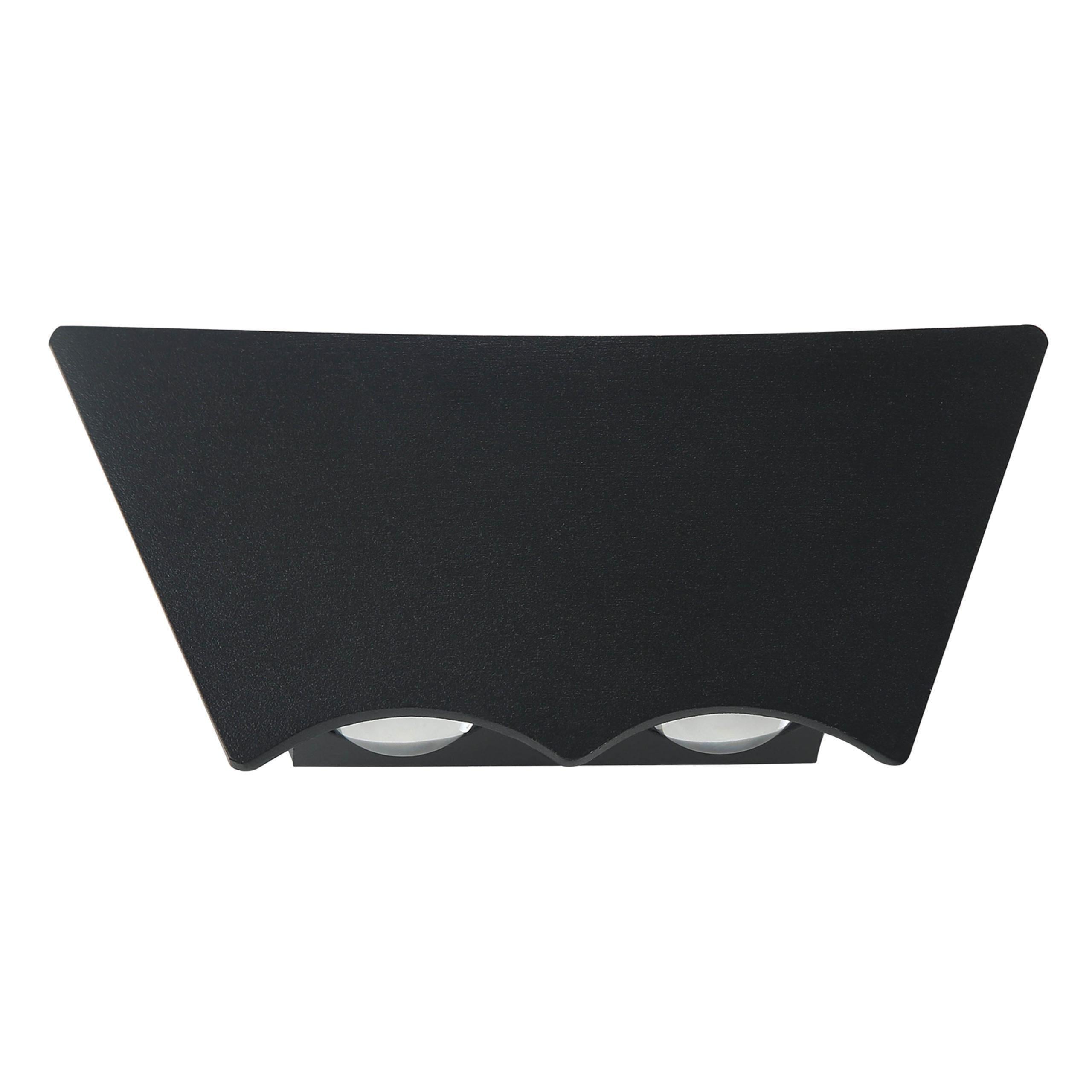 Світильник садово-парковий LED настінний HOROZ ELECTRIC BAT-6T 6W 4200K 335Lm 85-265V IP54 Чорний (076-072-0006-010)
