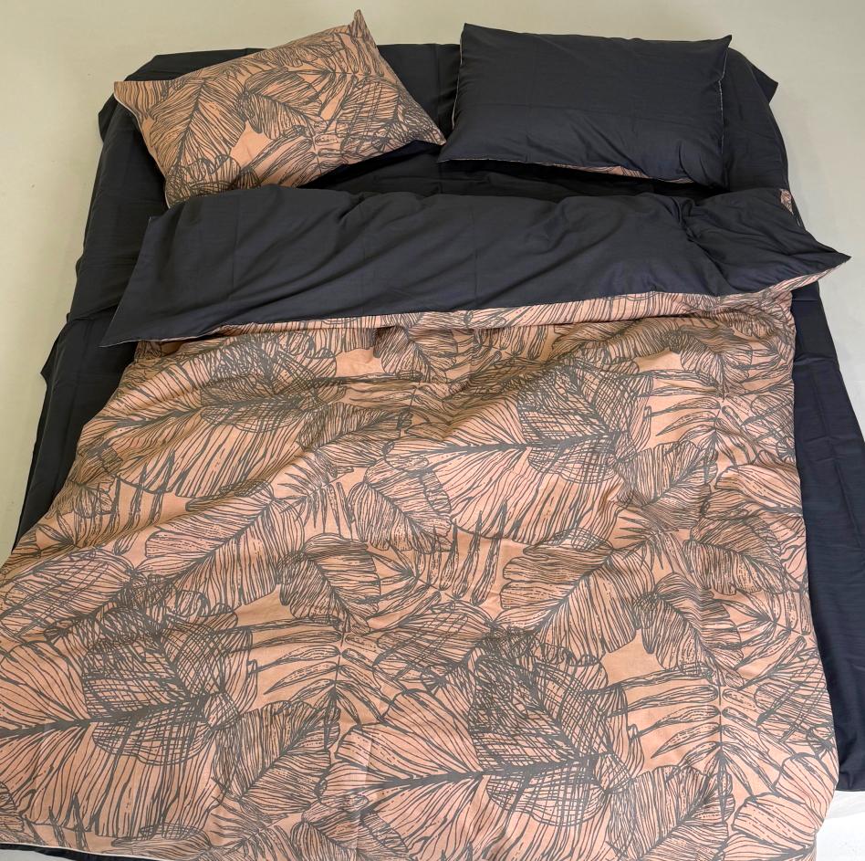 Комплект постільної білизни PaniPava Midnight Leaves бязь 155х215 см (10100537)