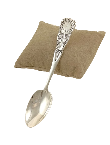 Ложка детская серебряная Часы 925 проба 22,9 г