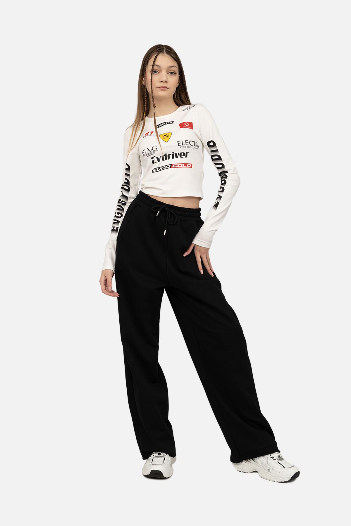 Футболка з довгим рукавом жіноча ЦБ-00268981 р. 46 Білий (SKT001042128) - фото 2 Футболка з довгим рукавом жіноча ЦБ-00268981 р. 46 Білий (SKT001042128) - фото 2