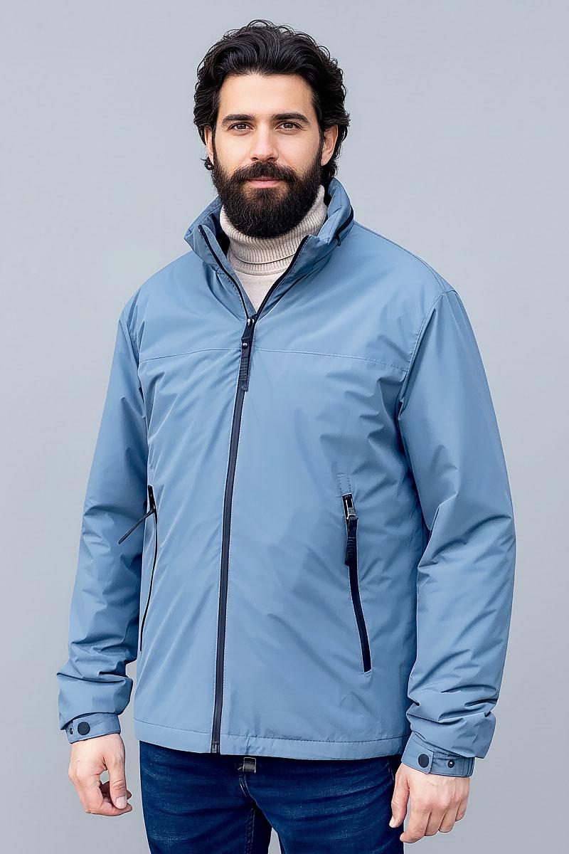 Куртка-ветровка мужская р. 56 Светло-синий (SB-25251-blue-polin) Куртка-ветровка мужская р. 56 Светло-синий (SB-25251-blue-polin)
