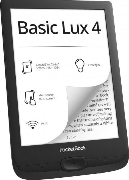 Книга електронна PocketBook 618 Black (PB618-P-CIS)