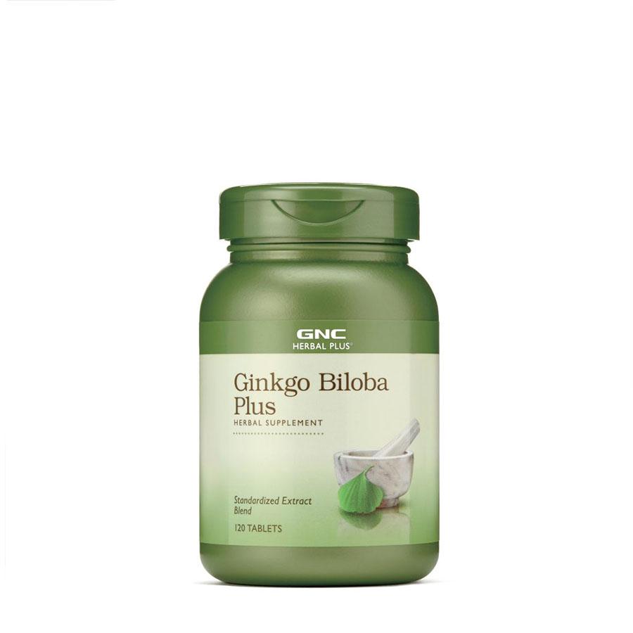 Натуральная добавка GNC Herbal Plus Ginkgo Biloba Plus 120 таб. (6768)