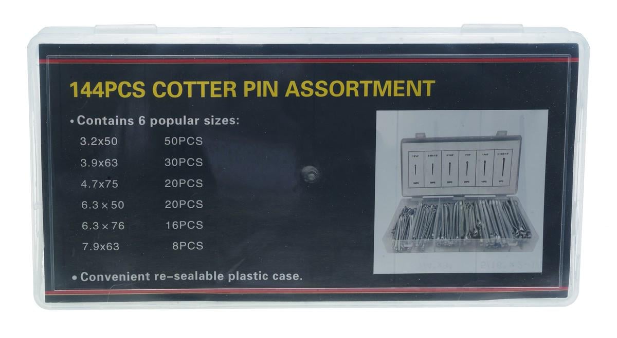 Набор шплинтов 144 шт. 6 видов (rest1859)