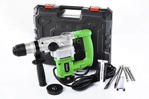 Перфоратор бочковий APRO 1500H SDS+ в кейсі (9802) - фото 4 Перфоратор бочковий APRO 1500H SDS+ в кейсі (9802) - фото 4