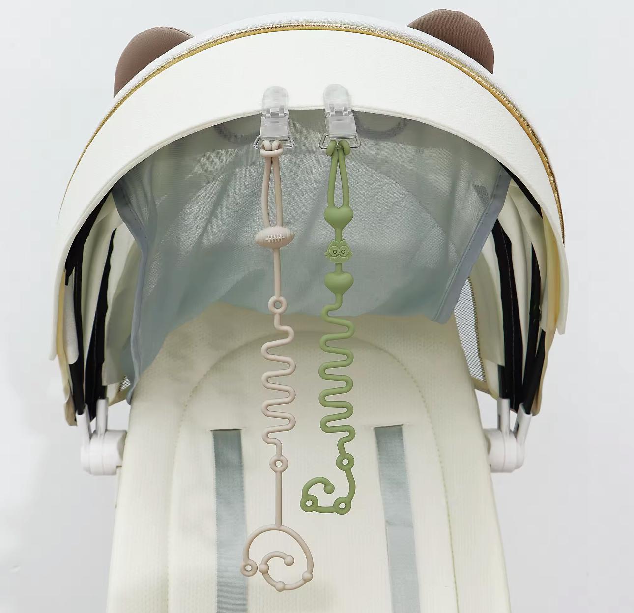 Набор универсальных силиконовых держателей для игрушек 4 шт. и 2 клипсы - фото 3