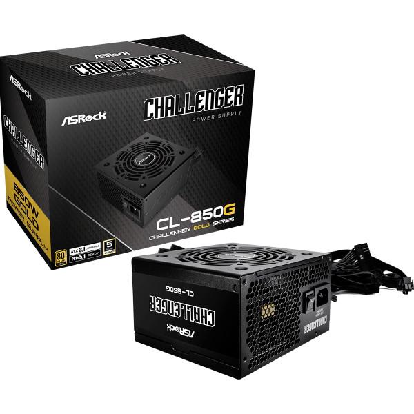 Блок питания ASRock Challenger CL-850G 850W ATX 3.1 80+ Gold Retail (28745422) - фото 5