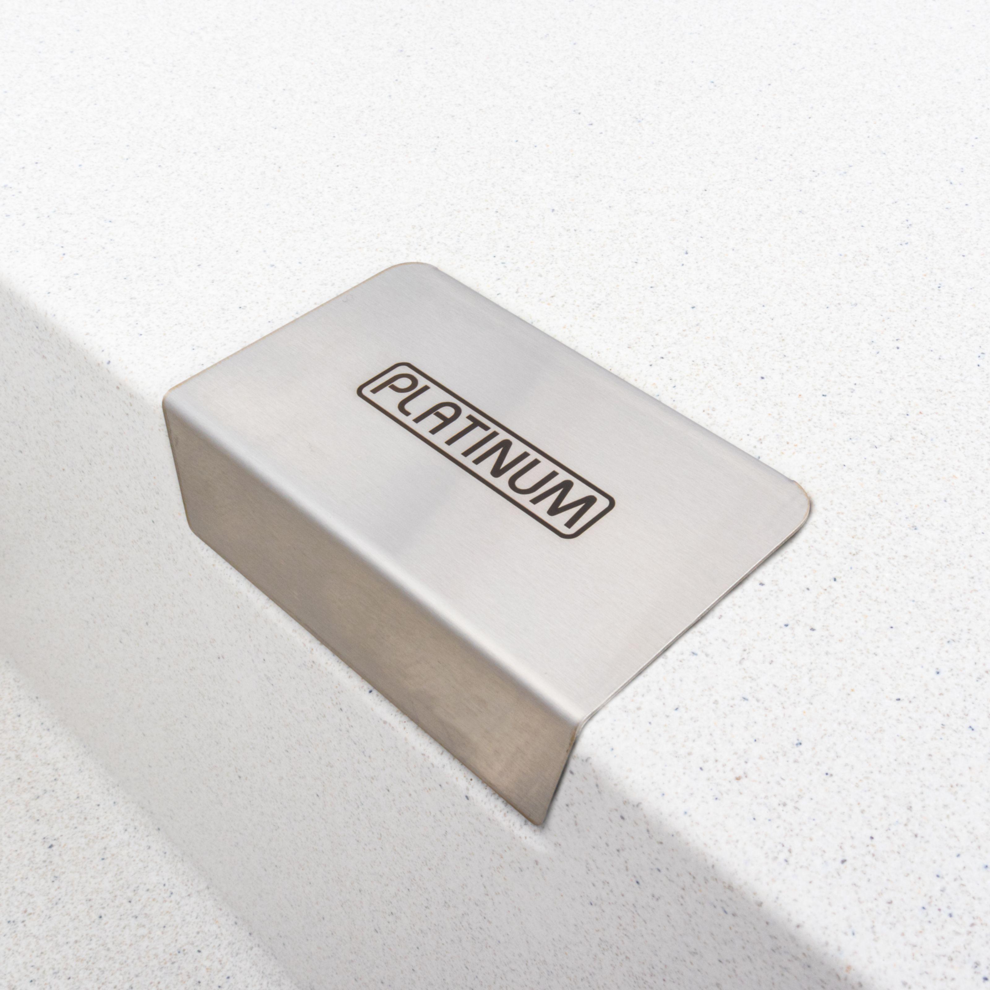 Мийка кухонна Platinum PLS-A39162 гранітна прямокутна 860x500 мм Білий (25960372) - фото 6 Мийка кухонна Platinum PLS-A39162 гранітна прямокутна 860x500 мм Білий (25960372) - фото 6